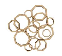 Wooden Hollow Octagon Multiple Sizes - MDF Craft Shape Blank Decoration Embellishments Laser Cut DoodleTech (Size: 60mm / Pack: 10)