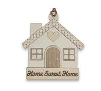 Wooden "Home Sweet Home" House Warming Ornament Sign Plaque