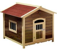 Wooden House Outdoor Cartoon Pet Cage Indoor Pet Supplies Small And Medium-sized Storage Box Gift Pet House(small)