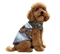 Wooden House Snowy Forests Small Dog And Cat Clothes Pet Cooling Shirt