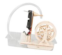 Wooden Hydraulic Water Wheel Model Set Science Experiment Tool for Students Teacher Classroom Teaching Demonstration Water Fan