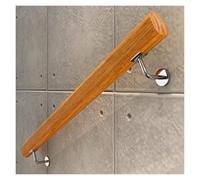 Wooden il for Stairs Non Slip Wall Mounted Railing for Safety Support Bar for Round Staircases Ideal for Seniors & Children (120cm 47in 3.9ft)