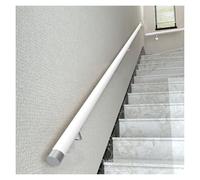 Wooden ils for Stairs - Wall-Mounted Safety Grab Bar for Elderly & Children, Attic Stair Decor, 11.4ft White Railing Kit for Home, Villa, Hospital Use