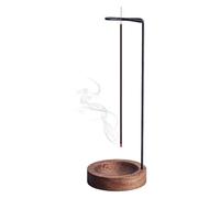Wooden Incense Holders, Upside Down Incense Holder, Room Censer Holder | Upside-down holder presents compatible incense while the wooden base defines an ash-catching area