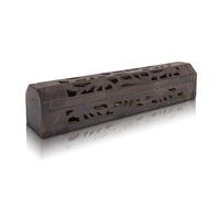 Wooden Incense Stick & Cone Burner Holder Coffin With Storage Compartment Organic Eco Friendly Ash Catcher Agarbatti Holder Rustic Style For Meditation Yoga Aromatherapy Home Fragrance Products