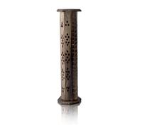 Wooden Incense Stick & Cone Burner Holder Tower Large Organic Eco Friendly Ash Catcher Agarbatti Holder Rustic Style Hand Carved For Meditation Yoga Aromatherapy Home Fragrance Products