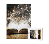 Wooden Intelligence Puzzle 28x40 CM, magic book Printed Jigsaw Puzzles 300 Pieces(boxed) Education Game for Adults, Home Decoration Puzzle