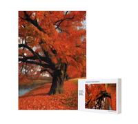 Wooden Intelligence Puzzle 28x40 CM, Tree in The Printed Jigsaw Puzzles 300 Pieces(boxed) Education Game for Adults, Home Decoration Puzzle