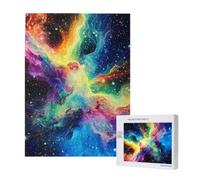 Wooden Intelligence Puzzle 38x52 CM, colorful Galaxy Printed Jigsaw Puzzles 500 Pieces(boxed) Education Game for Adults, Home Decoration Puzzle