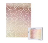 Wooden Intelligence Puzzle 38x52 CM, Glittery Pretty Pattern Printed Jigsaw Puzzles 500 Pieces(boxed) Education Game for Adults, Home Decoration Puzzle