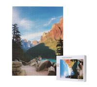 Wooden Intelligence Puzzle 38x52 CM, National Park Printed Jigsaw Puzzles 500 Pieces(boxed) Education Game for Adults, Home Decoration Puzzle