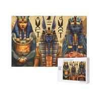 Wooden Intelligence Puzzle 40x28 CM, Ancient Egypt Tribe Series Printed Jigsaw Puzzles 300 Pieces(boxed) Education Game for Adults Home Decoration Puzzle