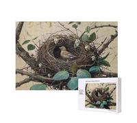 Wooden Intelligence Puzzle 40x28 CM, Birds Home Printed Jigsaw Puzzles 300 Pieces(boxed) Education Game for Adults Home Decoration Puzzle