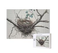 Wooden Intelligence Puzzle 40x28 CM, Bird's Home Printed Jigsaw Puzzles 300 Pieces(boxed) Education Game for Adults Home Decoration Puzzle