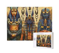 Wooden Intelligence Puzzle 52x38 CM, Ancient Egypt Tribe Series Printed Jigsaw Puzzles 500 Pieces(boxed) Education Game for Adults, Home Decoration Puzzle