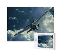 Wooden Intelligence Puzzle 52x38 CM, Flying Airplane Printed Jigsaw Puzzles 500 Pieces(boxed) Education Game for Adults, Home Decoration Puzzle