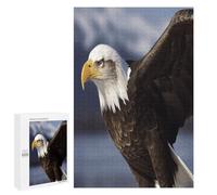 Wooden Intelligence Puzzle Jigsaw Puzzles for Adults Educational Toys Animals Bald Eagle Printed Educational Gift for All Ages Challenge