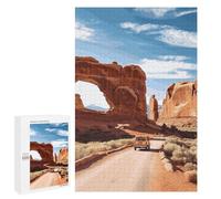 Wooden Intelligence Puzzle Jigsaw Puzzles for Adults Educational Toys Arches National Park Entrance Printed Educational Gift for All Ages Challenge