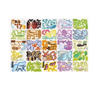 Wooden - Interactive Educational Game Parent-Child | 3D Paper Puzzle with Miniature Animals | for Boys Girls Students Classroom School Room Study Party
