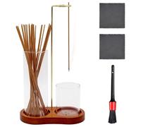 Wooden Inverted Incense Holder,Wooden Upside Down Incense Holder.Incense Holder For SticksComes With Cleaning Tool,Suitable For Yoga,Spa,Meditation And Home Relaxation.