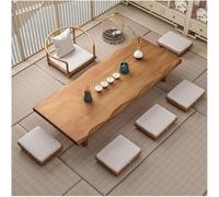 Wooden Japanese Floor Table, Low Coffee Table for Tatami Sitting, Multi Use Dining Desk in Living Room, Space-Saving Tea Tables with Natural Finish,Wood Color