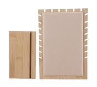 Wooden Jewelry Storage Display Stand for Necklaces Bracelets Pendants Compact Frame for Home or Retail Use 3