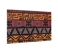 Wooden Jigsaw Puzzle 1000-Piece in Box, African Mud Cloth Tribal Prints Eco-Friendly Educational Puzzle for Family Fun & Adult Relaxation, 75x50 CM