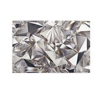 Wooden Jigsaw Puzzle 1000-Piece in Box, Glitter Abstract Diamond Crystal Pattern Prints Eco-Friendly Educational Puzzle for Family Fun & Adult Relaxation, 75x50 CM