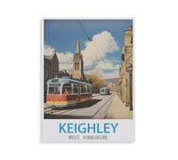 Wooden Jigsaw Puzzle 1000 Pieces，Keighley West Yorkshire，Adult Children Toys Decompression Game（75x50cm）-GU39