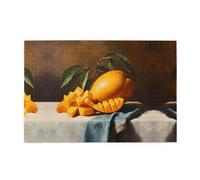 Wooden Jigsaw Puzzle 1000 Pieces WZYWHJ Big Mango Pattern for Adults and Kids, Perfect for Family Fun, Stress Relief