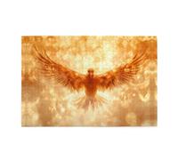 Wooden Jigsaw Puzzle 1000 Pieces WZYWHJ Firebird with Wings Spread Pattern for Adults and Kids, Perfect for Family Fun, Stress Relief