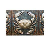 Wooden Jigsaw Puzzle 1000 Pieces WZYWHJ Iron Crab on The Pattern Stone Printing for Adults and Kids, Perfect for Family Fun, Stress Relief