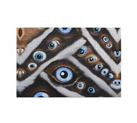 Wooden Jigsaw Puzzle 1000 Pieces WZYWHJ The Evil Eye Looked Pattern for Adults and Kids, Perfect for Family Fun, Stress Relief