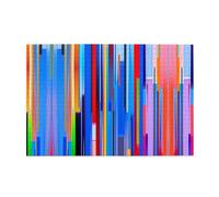 Wooden Jigsaw Puzzle 1000 Pieces WZYWHJ Vertical Stroke Printed for Adults and Kids, Perfect for Family Fun, Stress Relief
