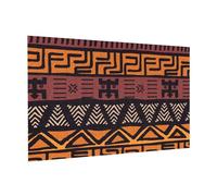 Wooden Jigsaw Puzzle 300-Piece in Box, African Mud Cloth Tribal Prints Eco-Friendly Educational Puzzle for Family Fun & Adult Relaxation, 38x26 CM