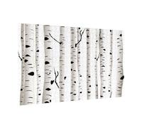 Wooden Jigsaw Puzzle 300-Piece in Box, Birch Tree Prints Eco-Friendly Educational Puzzle for Family Fun & Adult Relaxation, 38x26 CM