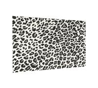 Wooden Jigsaw Puzzle 300-Piece in Box, Black Leopard Print Prints Eco-Friendly Educational Puzzle for Family Fun & Adult Relaxation, 38x26 CM