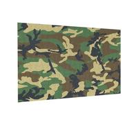 Wooden Jigsaw Puzzle 300-Piece in Box, Green Military Camouflage Prints Eco-Friendly Educational Puzzle for Family Fun & Adult Relaxation, 38x26 CM
