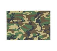 Wooden Jigsaw Puzzle 300-Piece in Box, Green Military Camouflage Prints Eco-Friendly Educational Puzzle for Family Fun & Adult Relaxation, 38x26 CM