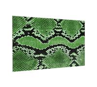 Wooden Jigsaw Puzzle 300-Piece in Box, Green Snakeskin Prints Eco-Friendly Educational Puzzle for Family Fun & Adult Relaxation, 38x26 CM