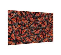 Wooden Jigsaw Puzzle 300-Piece in Box, Monarch butterflies Prints Eco-Friendly Educational Puzzle for Family Fun & Adult Relaxation, 38x26 CM