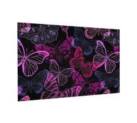 Wooden Jigsaw Puzzle 300-Piece in Box, Pink Butterfly Prints Eco-Friendly Educational Puzzle for Family Fun & Adult Relaxation, 38x26 CM