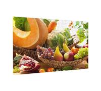 Wooden Jigsaw Puzzle 300-Piece in Box, Various Vegetables and Fruit Prints Eco-Friendly Educational Puzzle for Family Fun & Adult Relaxation, 38x26 CM