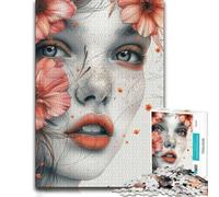 Wooden Jigsaw Puzzle 300 Pieces for Adults, The Fairys Eyes | Gift for adults who enjoy detailed hobbies with quiet evening activity.