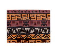 Wooden Jigsaw Puzzle 500-Piece in Box, African Mud Cloth Tribal Prints Eco-Friendly Educational Puzzle for Family Fun & Adult Relaxation, 52x38 CM
