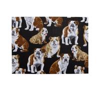 Wooden Jigsaw Puzzle 500-Piece in Box, English Bulldogs Prints Eco-Friendly Educational Puzzle for Family Fun & Adult Relaxation, 52x38 CM