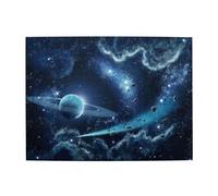 Wooden Jigsaw Puzzle 500-Piece in Box, moon stars and planets Prints Eco-Friendly Educational Puzzle for Family Fun & Adult Relaxation, 52x38 CM