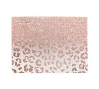 Wooden Jigsaw Puzzle 500-Piece in Box, rose gold glitter Prints Eco-Friendly Educational Puzzle for Family Fun & Adult Relaxation, 52x38 CM