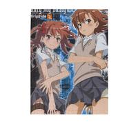 Wooden Jigsaw Puzzle, A Certain Scientific Railgun, Mikoto Misaka, 500 Pieces, Storage Box, Picture Puzzle, Wall Art, Murals, Art Frames, Puzzle Decorations, Decorative Pictures, Toys