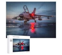 Wooden Jigsaw Puzzle Featuring Panavia Tornado Jet War, 500 PCS